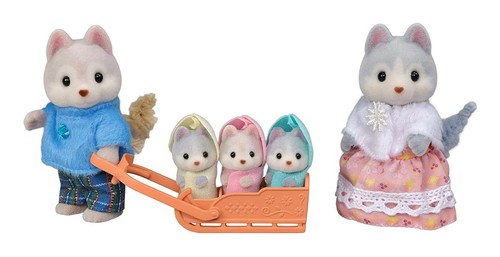 Sylvanian Families Calico Critters Husky Hundefamilie - Bild 3 von 4