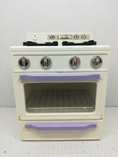 Dollhouse toy oven stove by 1996 original san francisco toy makers 6 1/2  H X 5  