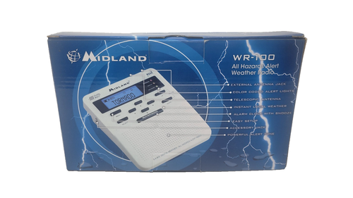 Midland Weather Alert Radio WR-100 Emergency NOAA All Hazards Radio - Picture 2 of 5