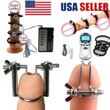 Adjustable Sounds Sounding Plug Enhancer Enlarger Sounds  E-Stim Ring for Male