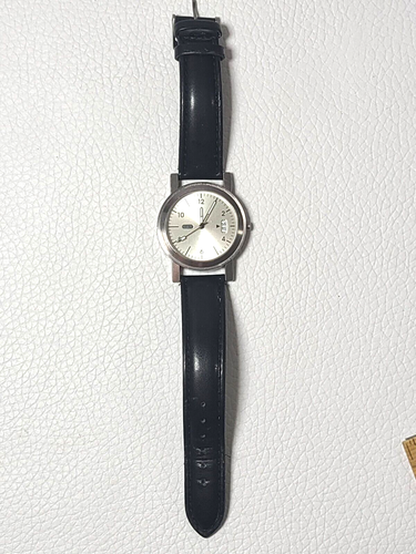 Lauder Pleasures For Herrenuhr Quarz Japan Uhrwerk schwarzes Band BBA-26 - Bild 2 von 10