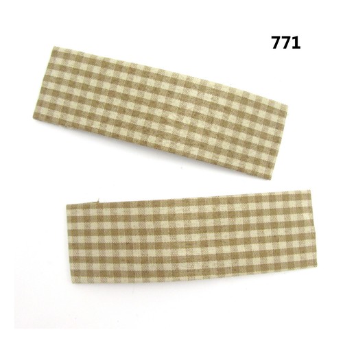 Large Fabric Covered Barrettes Bendy Hair Clips Snap Fashion Retro 90's Summer - Picture 145 of 213
