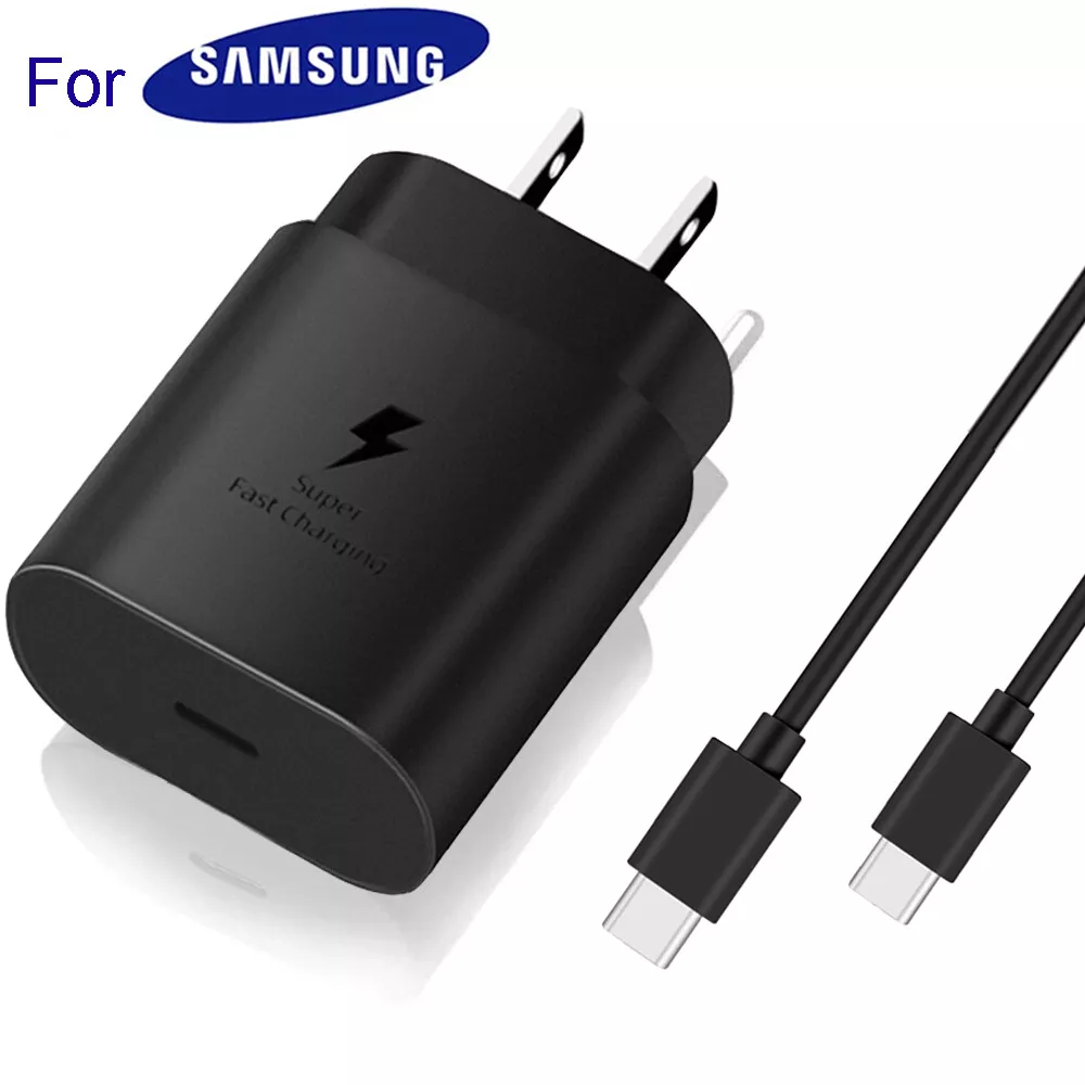 Chargeur Complet Samsung Travel Adapter 25W USB Type-C à Type C +