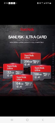 SanDisk 64gb 140mb Microsdxc Uhs-1 - Picture 2 of 5