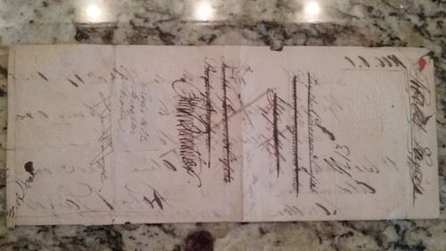 Early Handwritten Check, 1835, Bank of England, before we had printed ones! - Picture 3 of 4