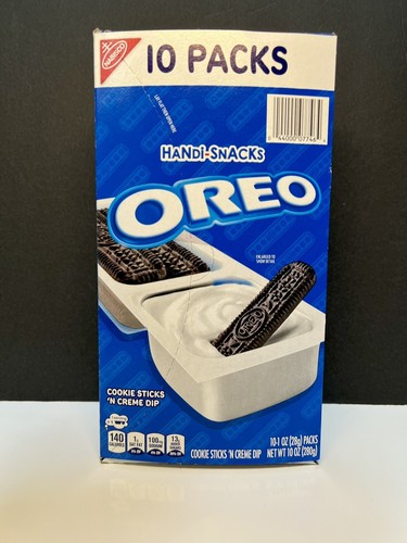 🔵 Nuevo Nabisco Oreo Handi Snacks Galleta Crema Palitos Dip (10 Paquetes)