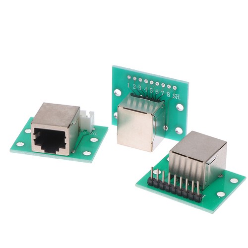 1 szt. płyty adaptera RJ45 XH2.54 interfejs sieciowy + płyta breakout + nagłówek pinowy - Zdjęcie 11 z 18