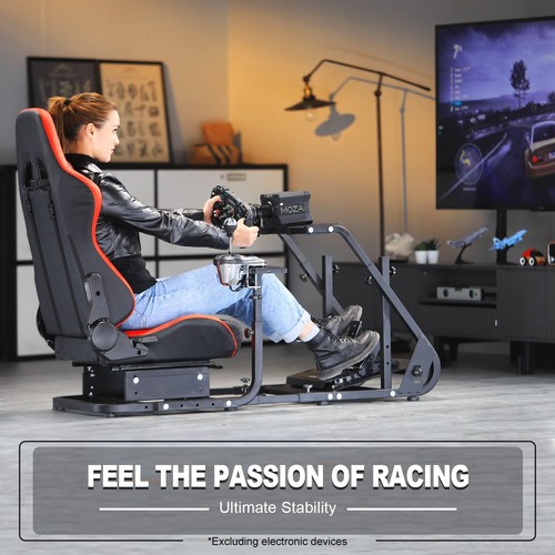 Marada Racing Simulator Cockpit with Seat Fit Logitech G29 G920 Thrustmaster T80 - Picture 20 of 21