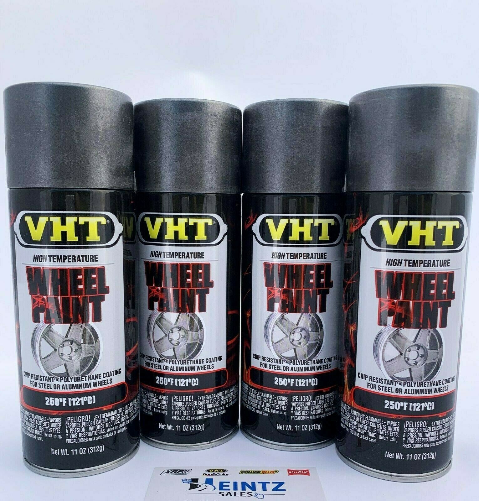 VHT SP189 High Temperature GRAPHITE Wheel Paint 11oz. Chip Resistant (4