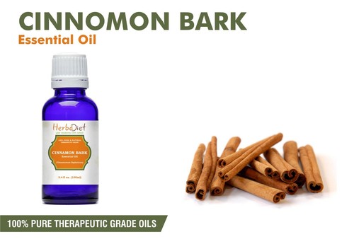 Cinnamon Bark Essential Oil Pure & Natural Aromatherapy Oils Therapeutic Grade - 第 4/8 張圖片