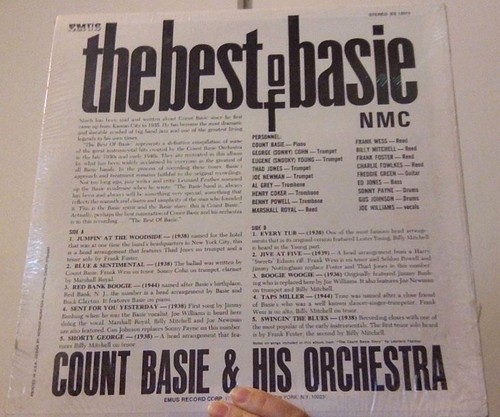 SEALED MINT 1962 Lp The BEST OF COUNT BASIE album instrumental JAZZ hit songs - Picture 4 of 6