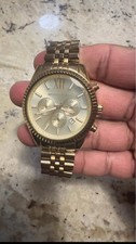 Michael Kors Lexington Gold-tone Chronograph Mens Watch Mk8281