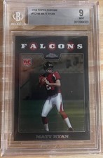 2008 Topps Chrome - Matt Ryan #TC166 (RC) rookie card Mint BGS 9