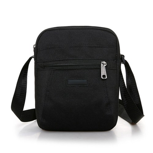 New Fashion Men Weaving Shoulder Messenger Bag Crossbody Satchel Travel Man Bag - Picture 16 of 19