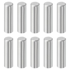 10 Pcs 6 mm x 20 mm Dowel Pins, 316L Stainless Steel Shelf Support Peg Pin