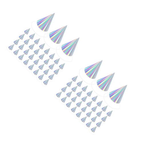  50 Pcs Birthday Party Cap Decoration Hats Cone Head Colorful Paper - Picture 17 of 20