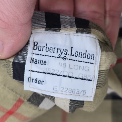 Burberry Vintage Nova Check Einreiher Trenchcoat Braun Herren XL - Bild 10 von 11