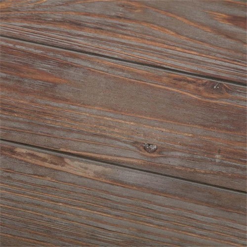 Boraam Miriam 23" Square Wood Folding End Table in Weathered Brown - Picture 12 of 12