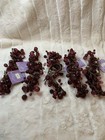Red Pearl Berry Taper Candle Rings Set of 5 Christmas Holiday Winter Berry AA