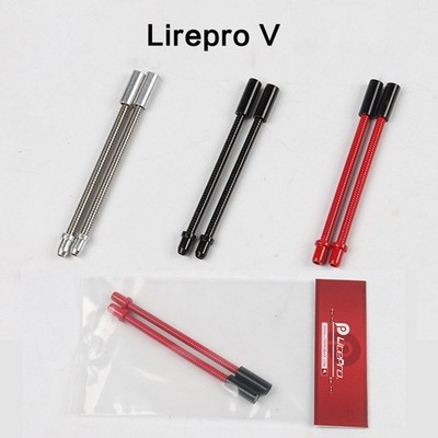 2PCS Spring V Brake Noodle Stainless Steel MTB Bike Brake Bend Tube Cable Guide