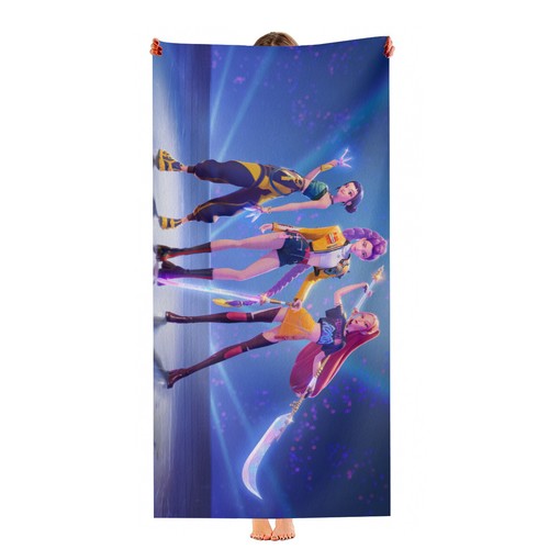 KPOP Hunters Strandtuch 30"x60" schnelltrocknend Mikrofaser Geschenk für Mädchen - Bild 14 von 18