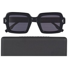 Alexander McQueen MCQ Sunglasses Black Rectangular Sunglasses Genuine RRP £125+