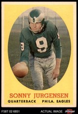 1958 Topps #90 Sonny Jurgensen Eagles RC HOF Duke 6.5 - EX/MT+