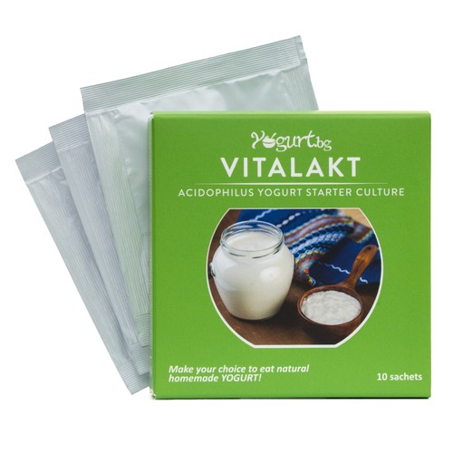 Vitalakt - Acidophilus Joghurt Starterkultur - Bio, 10 Beutel für 10 Liter - Bild 5 von 6
