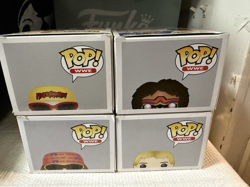 Funko Pop WWE Macho Man #10 Ultimate Warrior #20 Hulk Hogan #11 Roddy Piper #18 - Imagen 5 de 15