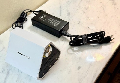 Creative Sound Blaster X7 DAC-Limited Edition -White- Great Condition-Very Rare - Picture 4 of 16