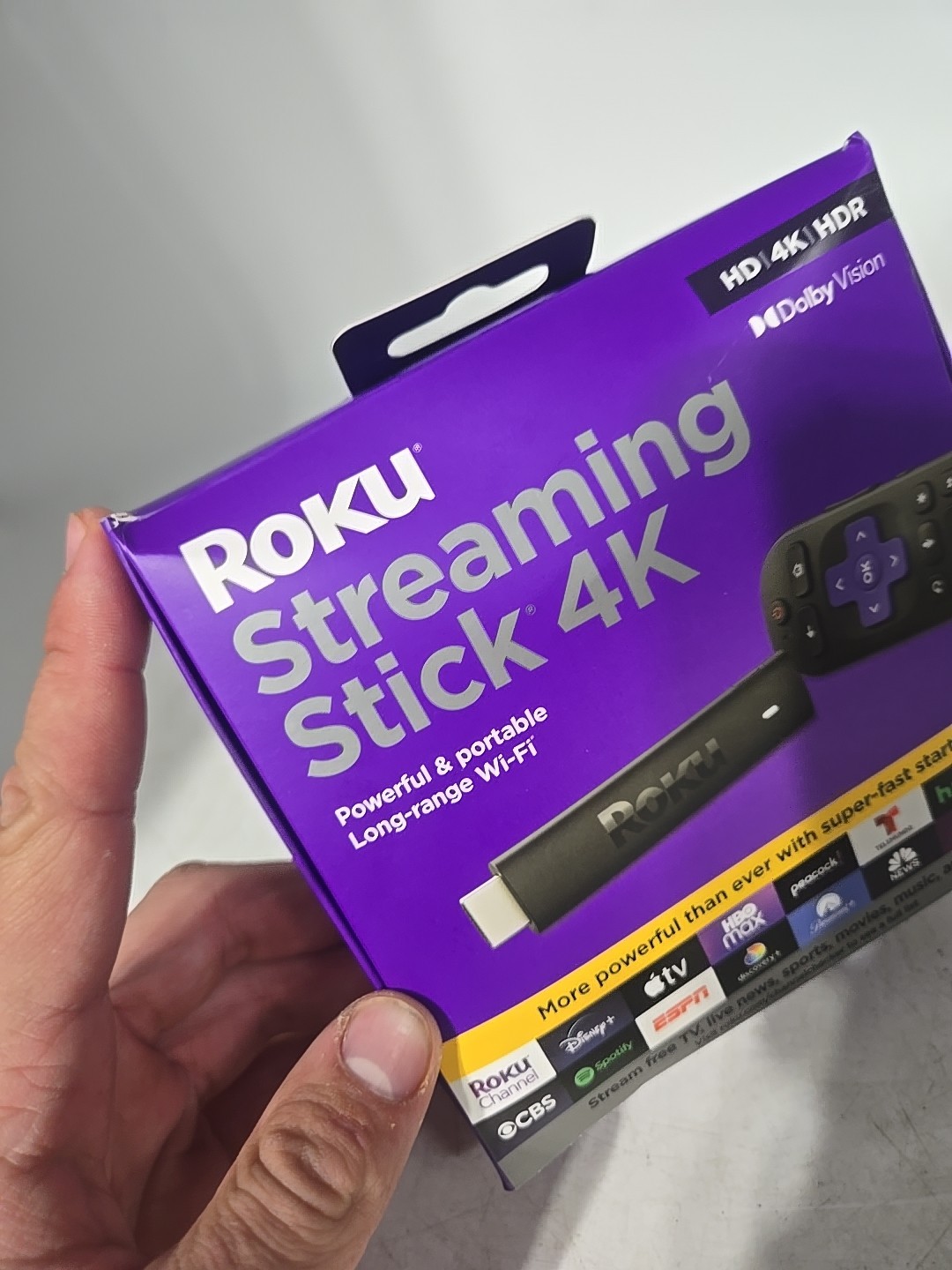 Roku Streaming Stick 4K HDR Dolby Vision Streaming Device (3820R2)