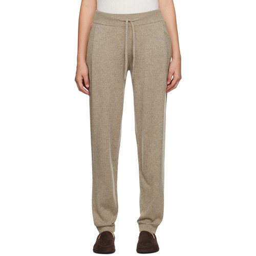 Pantalones de salón Lisa Yang Jo pantalones 100 % cachemir topo talla 2 M/L nuevos con etiquetas $475 - Imagen 4 de 21