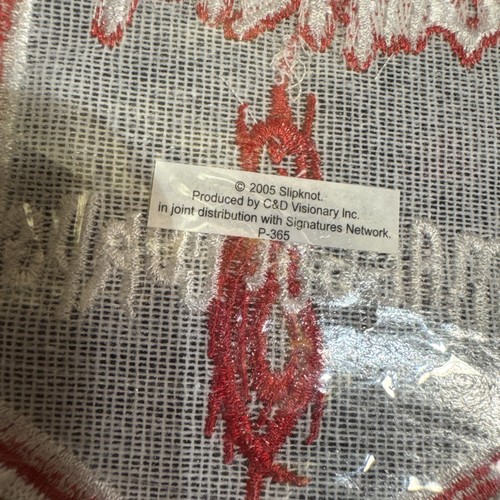 SLIPKNOT MADENKORPS BÜGELBILD BESTICKT PATCH 2005 C&D Visionary Inc - Bild 3 von 9