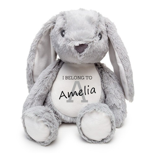 Personalised Bunny Rabbit Plushie Teddy | Easter Bunny Soft Toy - Picture 5 of 9