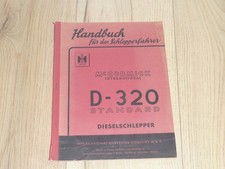 IHC/Mc Cormick/International D-320 schlepper handbuch von '59