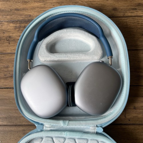 Apple AirPods Max Wireless Over-Ear Headphones Blue A2096 With Case - 第 2/13 張圖片