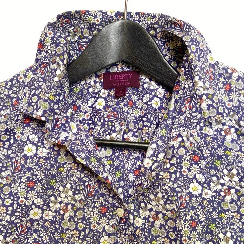 J.Crew Cotton Poplin Perfect Shirt Size 4 Liberty Fabric June's Meadow Floral - Picture 5 of 15