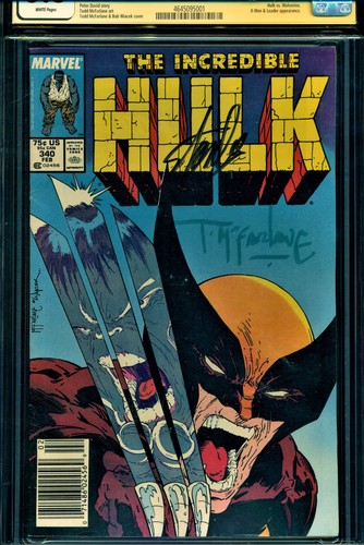 UNGLAUBLICHER HULK #340 CGC/JSA 8.5 NEWSSTD 2X SIGNIERT VON TODD MCFARLANE & STAN LEE! - Bild 4 von 8