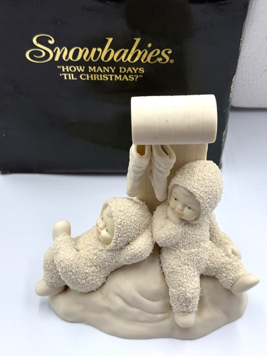 Dept 56 Snowbabies "How Many Days Til Christmas" Figure
