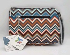 Kalencom N.O. Diaper Clutch Eco-Friendly Changing Pad Wristlet Strap Chevron
