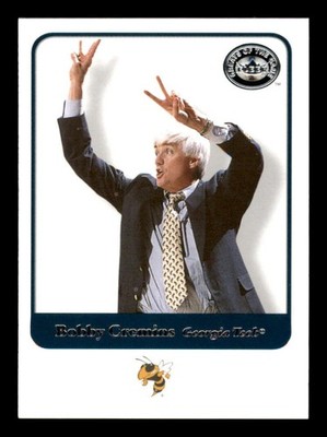 2001 Fleer Greats of the Game #8 Bobby Cremins  NM/NM+  Georgia Tech 18552