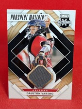 2020 Panini Elite Extra Edition #PM-DV Daulton Varsho Prospect Materials Black