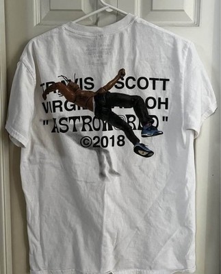 RARE Travis Scott Virgil Abloh Off White Cactus Jack Size Jordans Retro 4 Medium