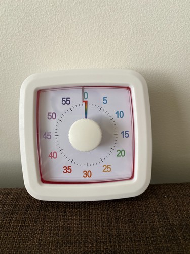 NEW 60 Minutes Visual Analog Timer Count down Clock Countdown Time Management - Picture 2 of 3