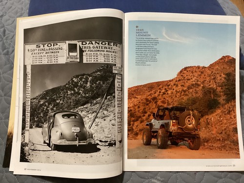 ARIZONA HIGHWAYS, NOVEMBER 2014; EXC COND, THEN & NOW:PORTFOLIO/ FREE POSTAGE!!! - Picture 7 of 17