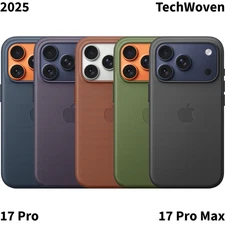New 2025 Apple - TechWoven Case with MagSafe For 17 Pro, 17 Pro Max