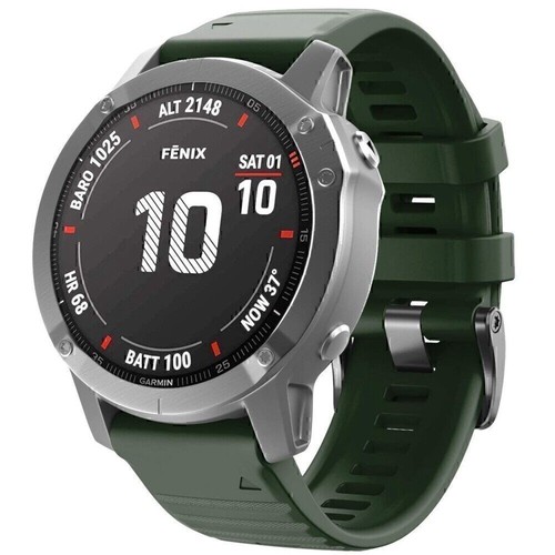 Silikon Armband Ersatz Für Garmin Fenix 7X 7 6X 6 5X Plus 3HR S70 Quick Fit Band - Bild 28 von 40