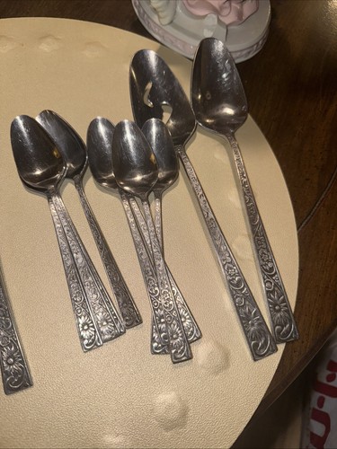 20 pc set Vintage SSC Supreme Cutlery Leaf Velvet Stainless Japan - Picture 5 of 7