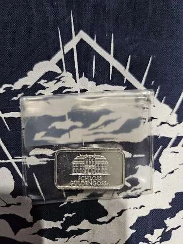 Early Geiger Edelmetalle 10g Silver .999 Fine Bar  Original Series Rare Find