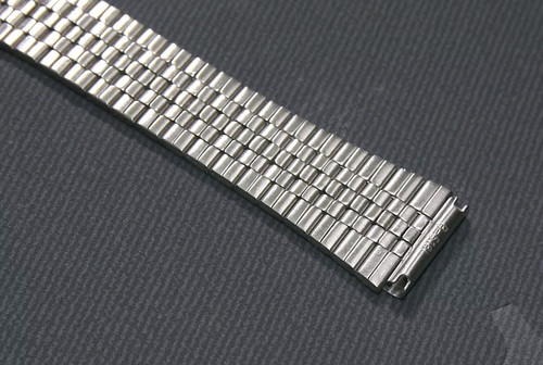 Vintage NOS Flat 5 Links Bracelet for KING Grand Quartz SEIKO LM 18mm Lug NEW - Bild 6 von 13